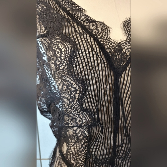NWOT Victoria Secret Black Lace Teddy - Picture 2 of 7